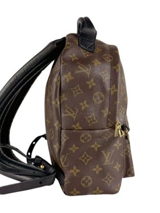 Auth LOUIS VUITTON Monogram Palm Springs PM Backpack Brown M44871 - z9619 main image 7